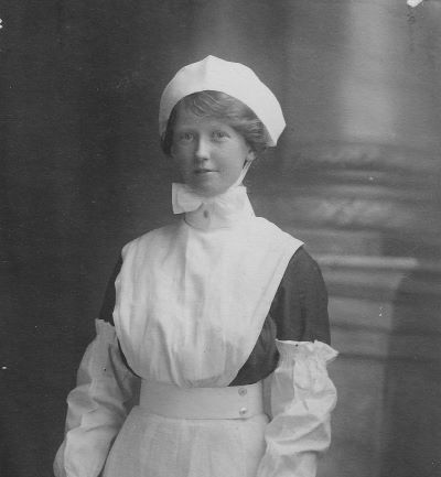 Marie Martin in her VAD uniform 1915 resized