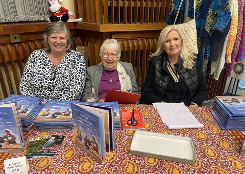 Lyn Regan, Sr. Rita Kelly, MMM & Dr. Breige Rafferty with the new Mother Mary book