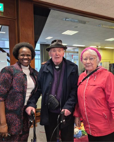 Sr Agatha Bakahirwa, MMM, Fr Tommy Hogan and Sr Catherine Grady, MMM