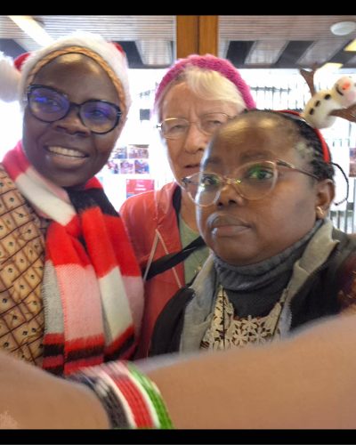 Sr Magdalene Tyosaaah, MMM, Sr Catherine Grady, MMM and Sr Otibor Isiame, MMM